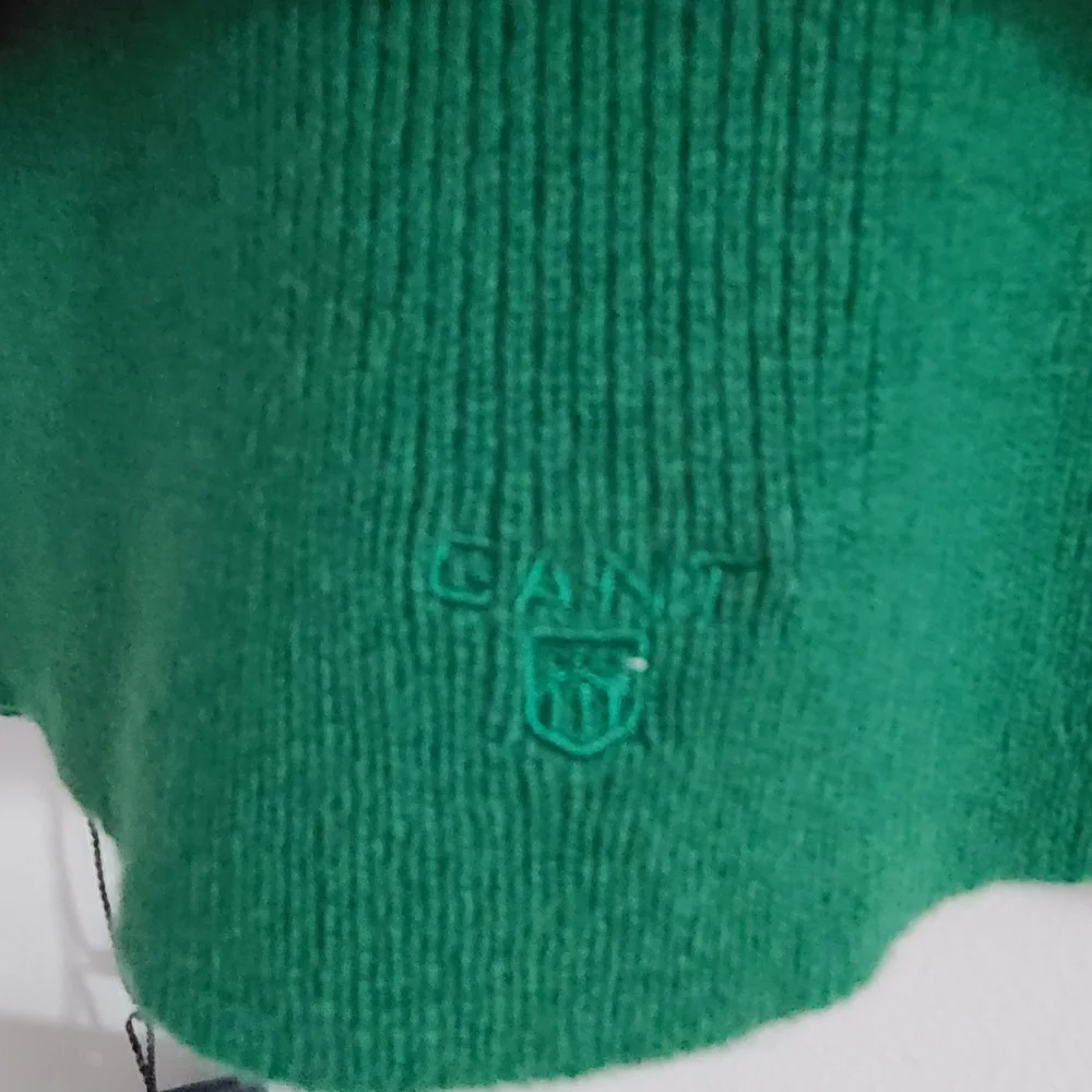 Gant Vibrant Green Merino Wool Scarf NWT